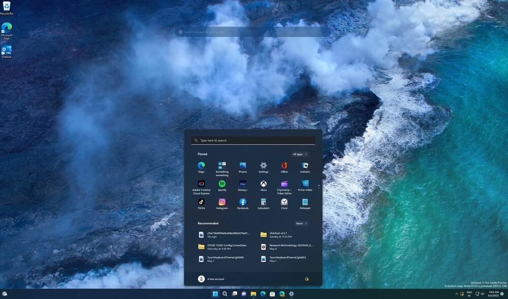 Windows 11 Benutzeroberfläche